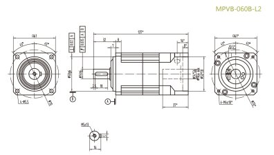 MPVB060BL2精密行星減速機(jī)